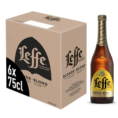 Offerta a tempo: Leffe Blonde, Birra Bottiglia - Pacco da 6x75cl - 26% da 25.74 € a 18.99 €