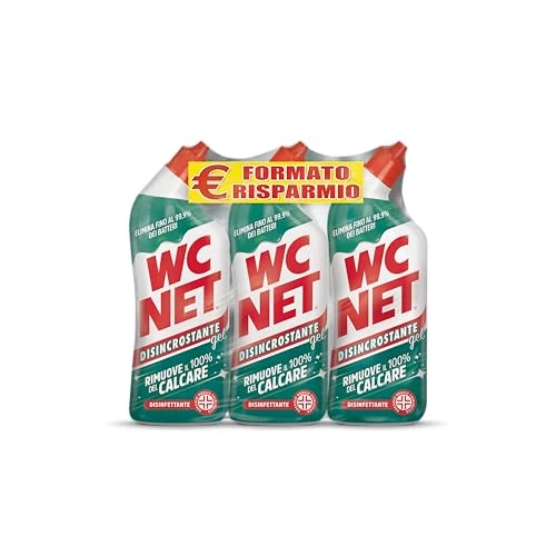 Offerta a tempo: Wc Net - Disincrostante Disinfettante Gel per Sanitari e Superfici - 3 Pezzi — 44% da 7,99 € a 4,47 €