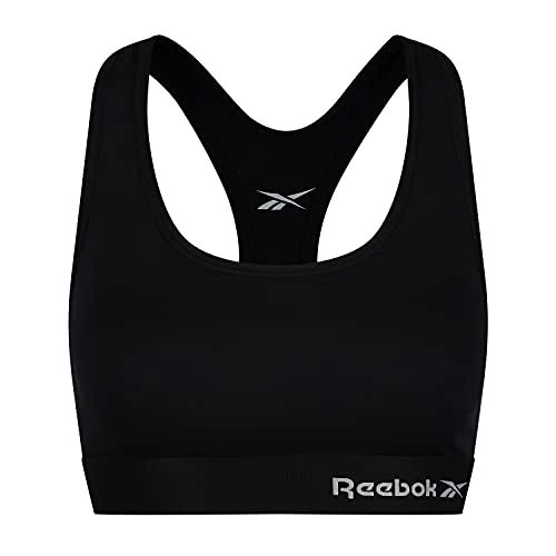 Offerta a tempo: Reebok Donna, Top Corto Sportivo, Nero, XS - 35% da 28.00 € a 18.17 €