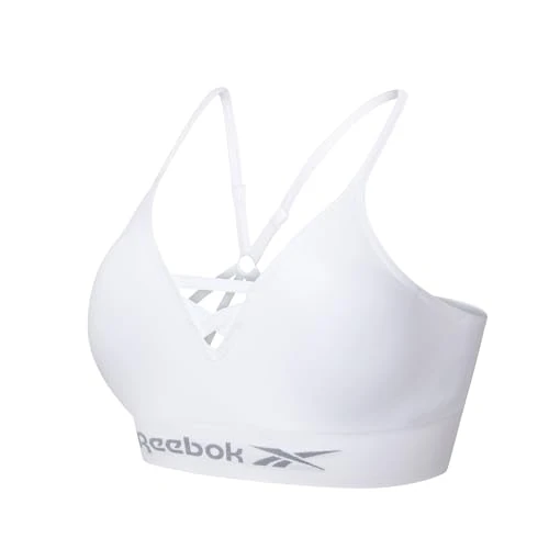 Reebok Maryna Reggiseno Sportivo Donna | Top Fitness Seamless Senza Ferretto con Coppe Rimovibili | Sostegno Elevato e Reggiseno Traspirante per Allenamento