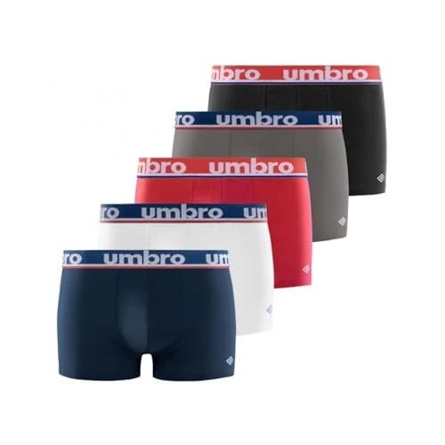 Limited-time offer: UMBRO UMB/1/BCX5 Men's Boxer Shorts - Pack of 5 - Multicolour - XL from 23.72 £ to 18.35 £ (save 22.64%)