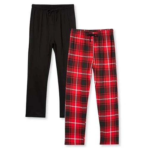 Zeitlich begrenztes Angebot: FM London 2er-Pack Pyjama für Herren - Leichte Herren-Pyjamahose, Loungewear und Nachtwäsche von 20.99 € auf 20.99 € (0.00% Rabatt)