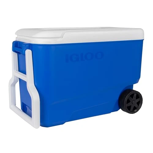 Offerta a tempo: IGLOO Wheelie Cool 38 Frigoriferi Portatili con Ruote, 36 L, Blu - 8% da 54.61 € a 50.27 €