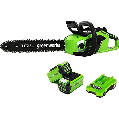 Offerta a tempo: Greenworks GD40CS18K2X Motosega a Batteria con Motore Brushless — 25% da 359,99 € a 269,99 €