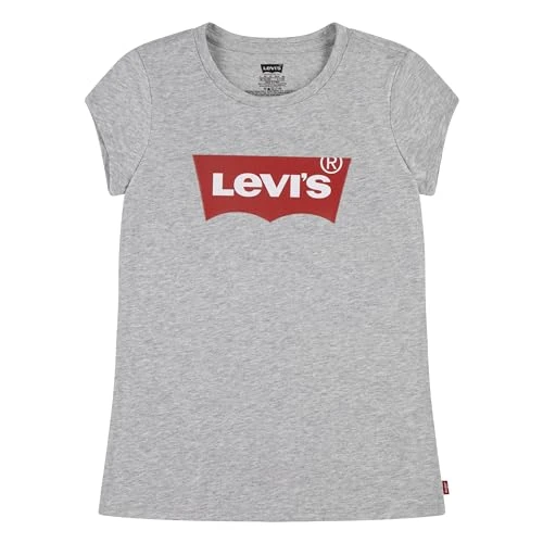 Limited-time offer: Levi's Kids ss Batwing Tee Girls, Grey, 2 Years from 11.99 £ to 8.45 £ (save 30%)