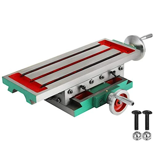 Zeitlich begrenztes Angebot: VEVOR Frästisch 17,7 × 6,7 Zoll Compound Slide Frästisch Multifunktions Arbeitstisch Kreuz Fräsmaschine Verbindung 2 Achsen 4 Möglichkeiten für Alle Bohrer Ständer Bank Bohren Fräsmaschine von 119.00 € auf 119.00 € (0.00% Raba