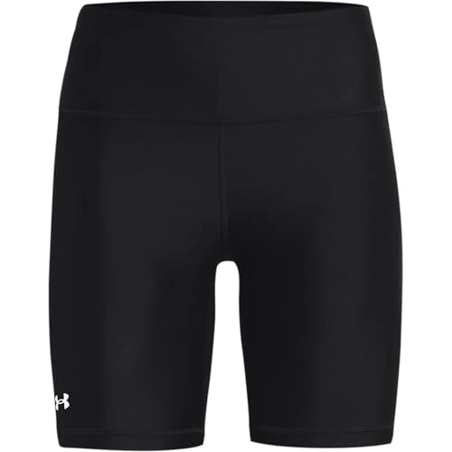Oferta limitada: Under Armour Armour Bike Short Pantalones cortos de mujer, pantalones deportivos cortos para ir en bicicleta, color negro/blanco de 43.00 EUR a 28.99 EUR (ahorro 33%)