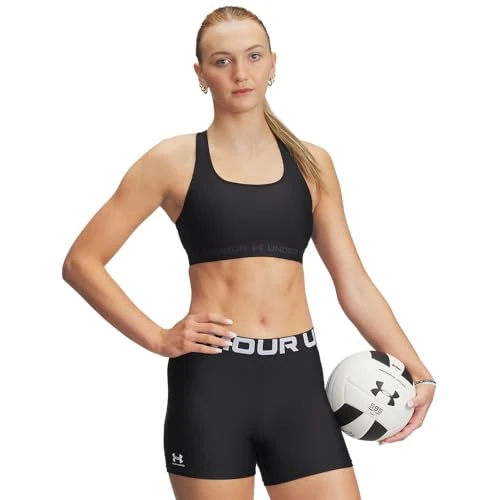 Under Armour soutien-gorge de sport Crossback Mid, brassière femme à maintien modéré, brassière de sport à bretelles croisées