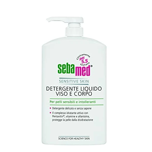 Sebamed Liquid Cleanser for Face and Body for Sensitive and Intolerant Skin pH 5.5 1L