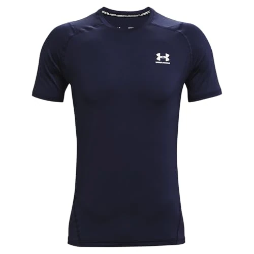 Oferta limitowana: Under Armour Mens Heatgear Fitted 1361683 Koszulka, Granatowy, XL z 138.00 zł na 138.00 zł (oszczędź 0.00%)