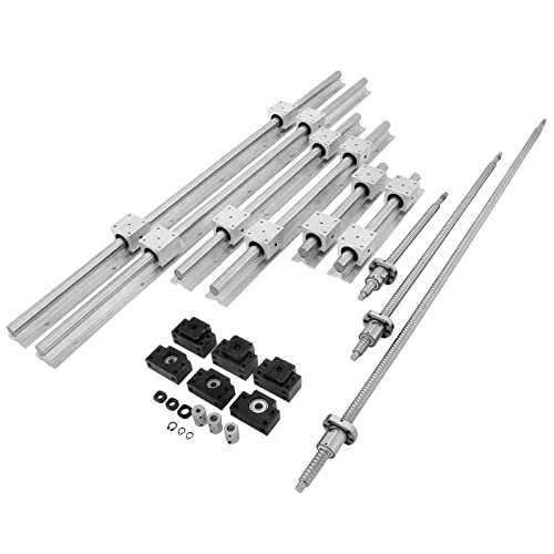 Oferta limitada: VEVOR Rail lineal SBR20, kit de deslizamiento de rodamiento lineal 300, 600,1000 mm, riel lineal con 3 tornillos de bola C7, guía lineal horizontal para máquinas de automatización de 187.90 € a 187.90 € (ahorro 0.00%)