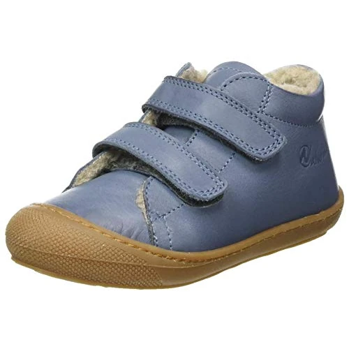 Oferta limitada: Naturino Zapatitos Primeros Pasos de Piel de napa con Forro de Lana, Celeste 19 de 66.00 EUR a 35.15 EUR (ahorro 47%)