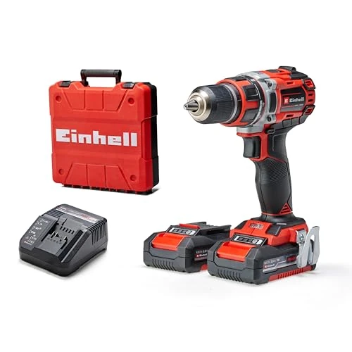 Offre limitée : Einhell Professional Perceuse Visseuse sans fil TP-CD 18/50 Li BL Power X-Change (Li-ion, 18V, moteur sans charbon, Couple 50 Nm) Livré avec 2 Batteries 2,0Ah et un Chargeur de 162.95 € à 149.95 € (8% de remise)