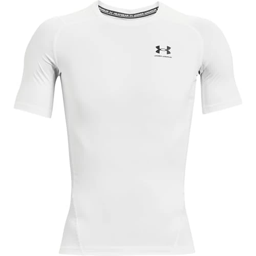 Under Armour Herren UA HG Armour Comp SS, kurzärmliges Funktionsshirt, schnelltrocknendes T-Shirt mit Kompressionspassform