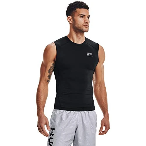 Oferta limitowana: Under Armour Baselayer HG Comp Tank top męski biały z 139.00 zł na 139.00 zł (oszczędź 0.00%)