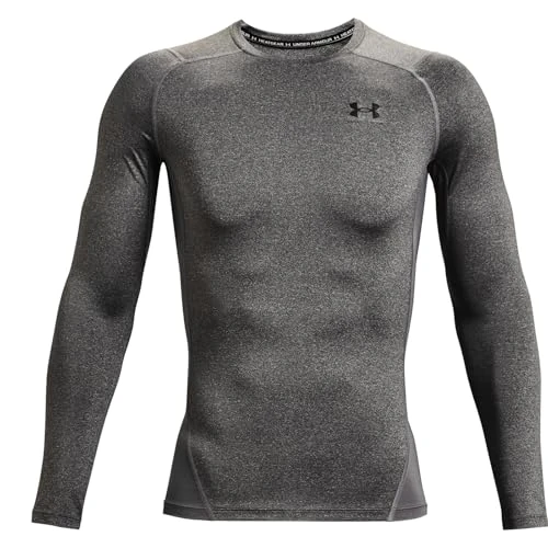 Offerta a tempo: Under Armour Ua Hg Armour Comp Ls Maglietta a maniche lunghe, Carbon Heather, XL Uomo - 43% da 40.00 € a 22.99 €