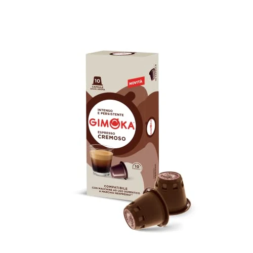 Offerta a tempo: Gimoka - Capsule Compatibili Nespresso, Gusto Cremoso - 100 Capsule - 18% da 19.50 € a 15.99 €