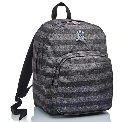 Limited offer: Zaino Benin M Invicta, Stripes, Grigio, Doppio Scomparto, Scuola & Tempo Libero from 127.00 USD to 127.00 USD (save 0%)