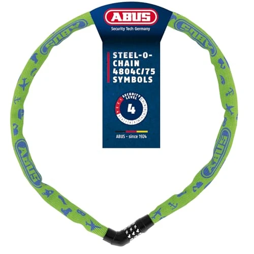 ABUS Steel-O-Chain 4804C SYMBOLS chain lock - Combination lock for children's bikes - security level 3
