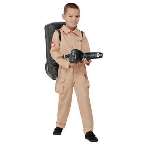 Offre limitée : Smiffys Déguisement Ghostbusters enfant, Combinaison et sac à dos gonflable Halloween de 36.50 € à 33.58 € (8% de remise)