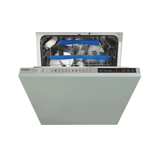 Candy Brava CELDIMN 4S622PSE zmywarka do zabudowy, 16 koców, Smart, Wi-Fi + Bluetooth, system Aquastop, szary, 59,8 x 55 x 82 cm