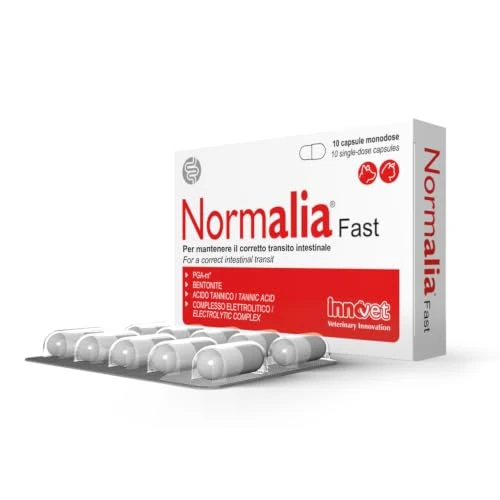 Zeitlich begrenztes Angebot: Normalia Fast Darmunterstützung für Hunde & Katzen, mit PGA-m, 10 Kapseln von 14.10 € auf 14.10 € (0.00% Rabatt)