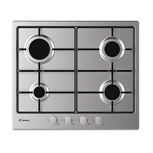 Candy Cdoy6GRX 4 Burner Stainless Steel Gas Hob