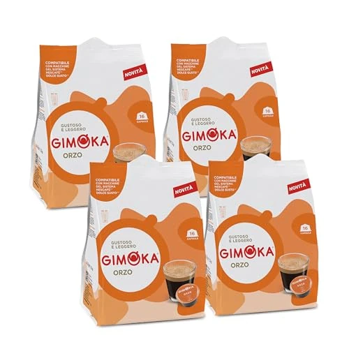 Oferta limitada: Gimoka - Compatible Para Nescafè - Dolce Gusto - 64 Cápsulas - Sabor CEBADA - Made In Italy - 4 Paquetes De 16 Cápsulas de 15.00 € a 15.00 € (ahorro 0.00%)