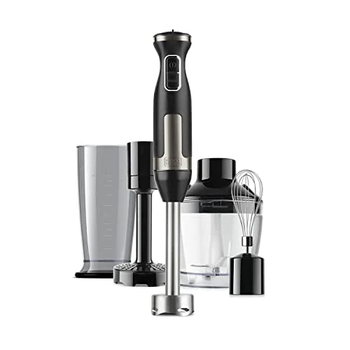 Oferta limitada: Black+Decker BXHBA1500E Batidora de mano, 1500 W, 3 Accesorios,Acero Inoxidable, Inox de 89.99 EUR a 49.99 EUR (ahorro 44%)