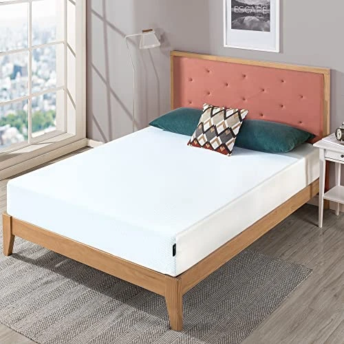 Zinus 25,4 cm Matelas en Mousse à mémoire de Forme au thé Vert en Gel rafraîchissant/Mousse certifiée CertiPUR-US/Matelas en Box/Certifié Oeko-Tex/120 x 190 cm