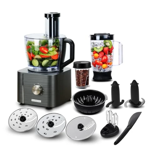 Oferta limitada: TopStrong Procesador de Alimentos, 800W Robot de Cocina, 3 Velocidades y Pulse, Recipiente de 2L, Incluye 3 Discos de Corte, Picadora, Amasadora y Batidor de 106.99 € a 106.99 € (ahorro 0.00%)