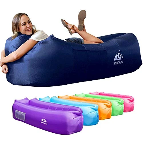 Offerta a tempo: WEKAPO Divano gonfiabile ad aria, accessori da campeggio e spiaggia, divano gonfiabile portatile per escursioni, prato, film e festival musicali, leggera e facile da configurare - 28% da 60.40 € a 43.34 €