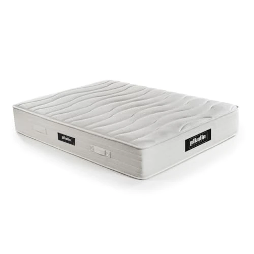 PIKOLIN Colchón de Muelles Normablock B Hotel CM11043 Firmeza Media con Altura 32 cm Acolchado Viscofoam Tejido Sanitized y Amortiguador HR Optima