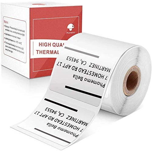 Offerta a tempo: Phomemo Etichette Termiche Adesive per M110/M220, 50×30mm, 230 Pcs - 39% da 16.99 € a 10.44 €