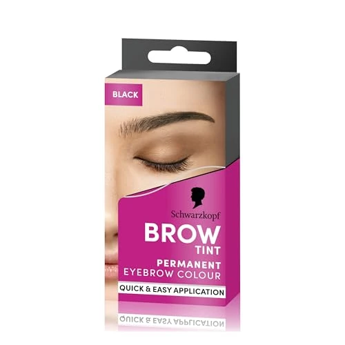 Offerta a tempo: Schwarzkopf Kit di Colorazione Permanente per Sopracciglia, Tinta per Sopracciglia, Fino a 10 Applicazioni, Tonalità 1-1 Nero - 47% da 13.29 € a 6.99 €