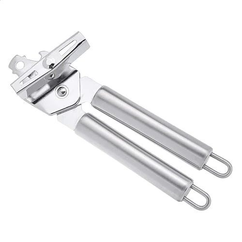 Limited offer: Amazon Basics 3-in-1 Stainless Steel Manual Tin Can Opener, Durable and With Hook for Easy Hang Drying from 5.78 EUR to 4.45 EUR (save 23%)