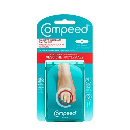 COMPEED Blasenpflaster, langlebig, schnelle Heilung, Blasenpflaster, 8 Stück