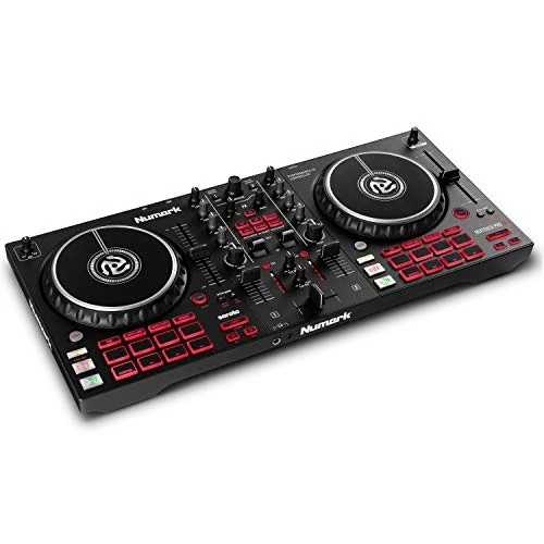 Limitiertes Angebot: Numark Mixtrack Pro FX DJ Controller Pult mit 2-Deck Kontrolle, Integriertem Audio Interface, Jogwheel-Displays und Effektpaddeln, Serato DJ Enthalten von 249.99 EUR auf 219.00 EUR (Spare 12%)