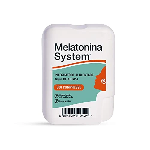 Oferta limitada: Melatonina System, 300 comprimidos de melatonina 1 Mg, suplemento alimenticio útil para dormir y aliviar los síntomas del Jet Lag, regula el ciclo de sueño-vigilia, con dispensador, 30 g de 10.33 EUR a 10.33 EUR (ahorro 0%)