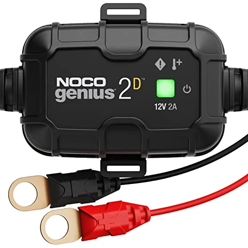 Offerta a tempo: NOCO GENIUS2D: Caricabatterie Intelligente 2A 12V da Installazione Fissa – Mantenitore di Carica e Desolfatatore con Protezione da Sovraccarico e Compensazione Termica – Per Batterie al Piomb - 0.00% da 63.18 € a 63.18 €