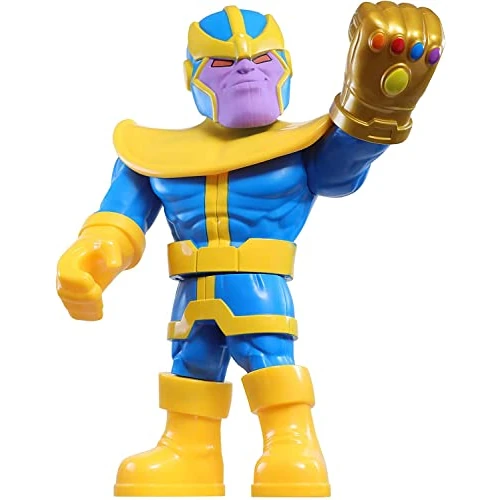 Zeitlich begrenztes Angebot: Marvel F0022 25 cm große Playskool Heroes Mega Mighties Marvel Super Hero Adventures Thanos Action-Figur zum Sammeln, Spielzeug für Kinder ab 3 Jahren von 14.99 € auf 14.99 € (0.00% Rabatt)