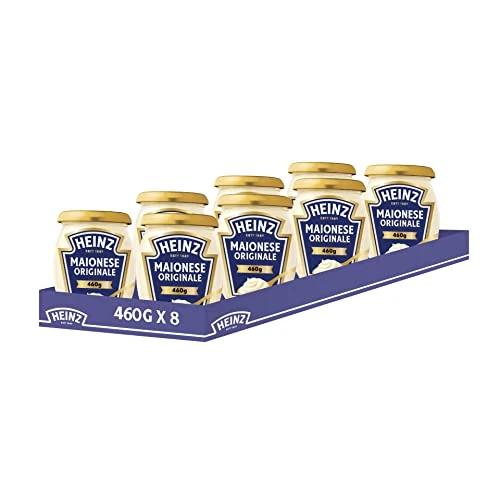 Offerta a tempo: Heinz - Maionese - 8 Vasi in Vetro da 460Gr. — 44% da 27,12 € a 15,26 €