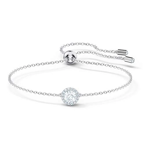 Limitiertes Angebot: Swarovski Una Angelic Armband, Rundschliff, Weiß, Rhodiniert von 85.00 EUR auf 59.50 EUR (Spare 30%)