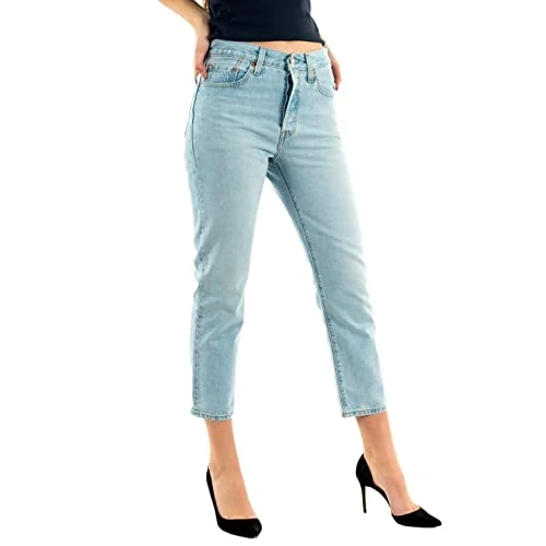 Offerta a tempo: Levi's 501 Crop, Jeans Donna, Ojai Luxor Ra, 24W / 28L - 48% da 110.00 € a 56.77 €