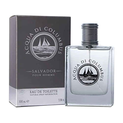 Acqua di Colombus | Salvador Eau de Toilette - Men's Fragrance Colombus Water, Citrus and Spice Notes, Made in Italy, 100 ml