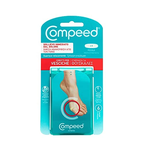 Compeed Cerotti per Vesciche, Formato Piccolo, 6 Cerotti