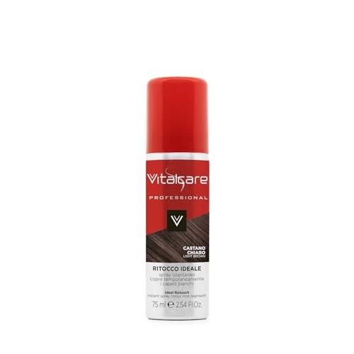 Zeitlich begrenztes Angebot: Vitalcare | Ideale Retuschierung für Haare, sofortiges Spray, perfekt zur vorübergehenden Abdeckung von weißen und grauen Haaren, Farbe Hellbraun, 75 ml von 10.26 € auf 10.26 € (0.0% Rabatt)