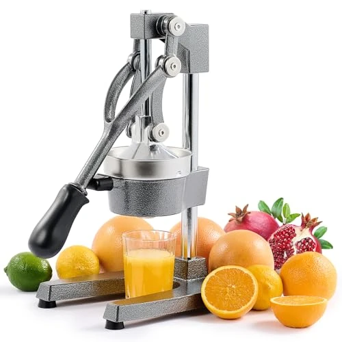 Zeitlich begrenztes Angebot: CO-Z Professionelle Zitruspresse in handelsüblicher Qualität, Handpresse, manuelle Fruchtpresse, Metallsaftpresse, robuste Saftpresse, Zitrusfrüchte, Orange, Granatapfel von 69.99 € auf 64.99 € (7% Rabatt)