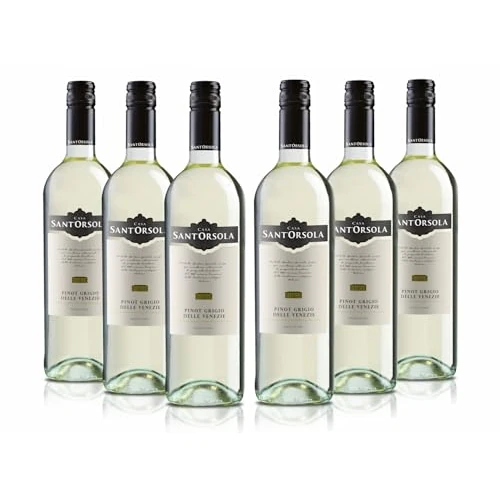 Begrenztes Angebot: Sant'Orsola Pinot Grigio Delle Venezie D.O.C. WeiÃŸwein 6 Flaschen Pinot Grigio trocken (6 x 0.75 l) von 31.87 EUR auf 31.87 EUR (Rabatt 0%)