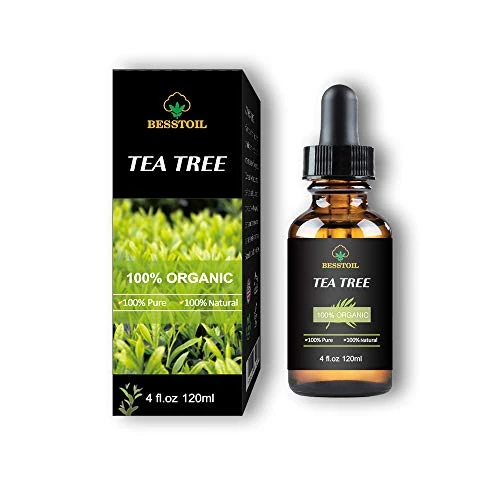 Offerta a tempo: Olio essenziale dell'albero del tè 100% organico puro e non diluito, unghie e capelli per il viso, trattamento per l'acne (120ml) - 20% da 14.98 € a 11.98 €